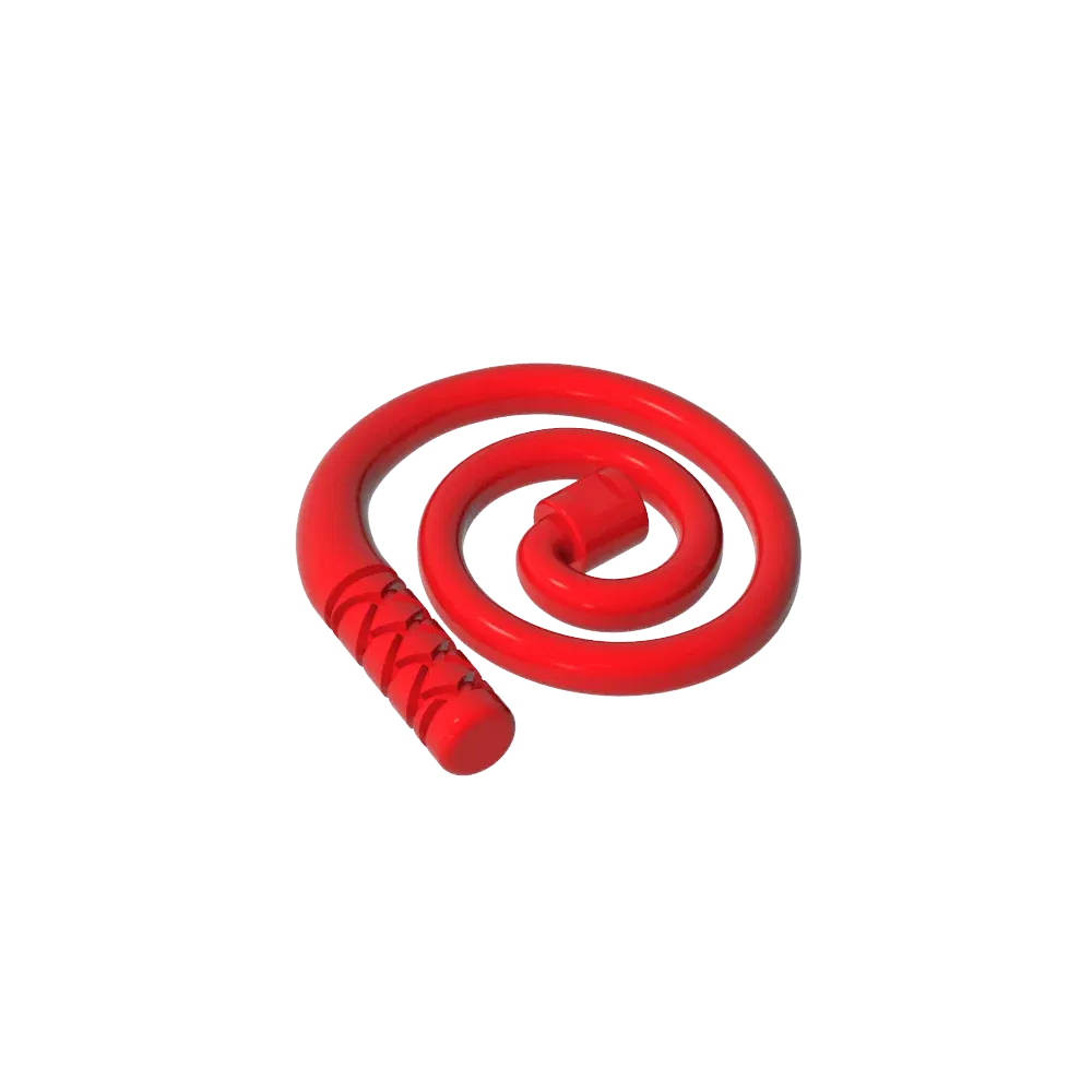 Color: Yellow - Gobricks GDS-M300 Equipment Whip [Coiled] compatible with lego 61975 Assembles Building Blocks children's toys