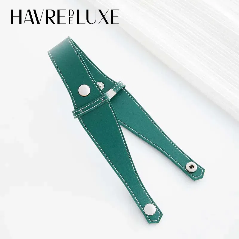 Color: Brown - Bag extended shoulder strap for Goyard Bowling 25 toiletries bag handle shoulder replacement strap bag modification accessories