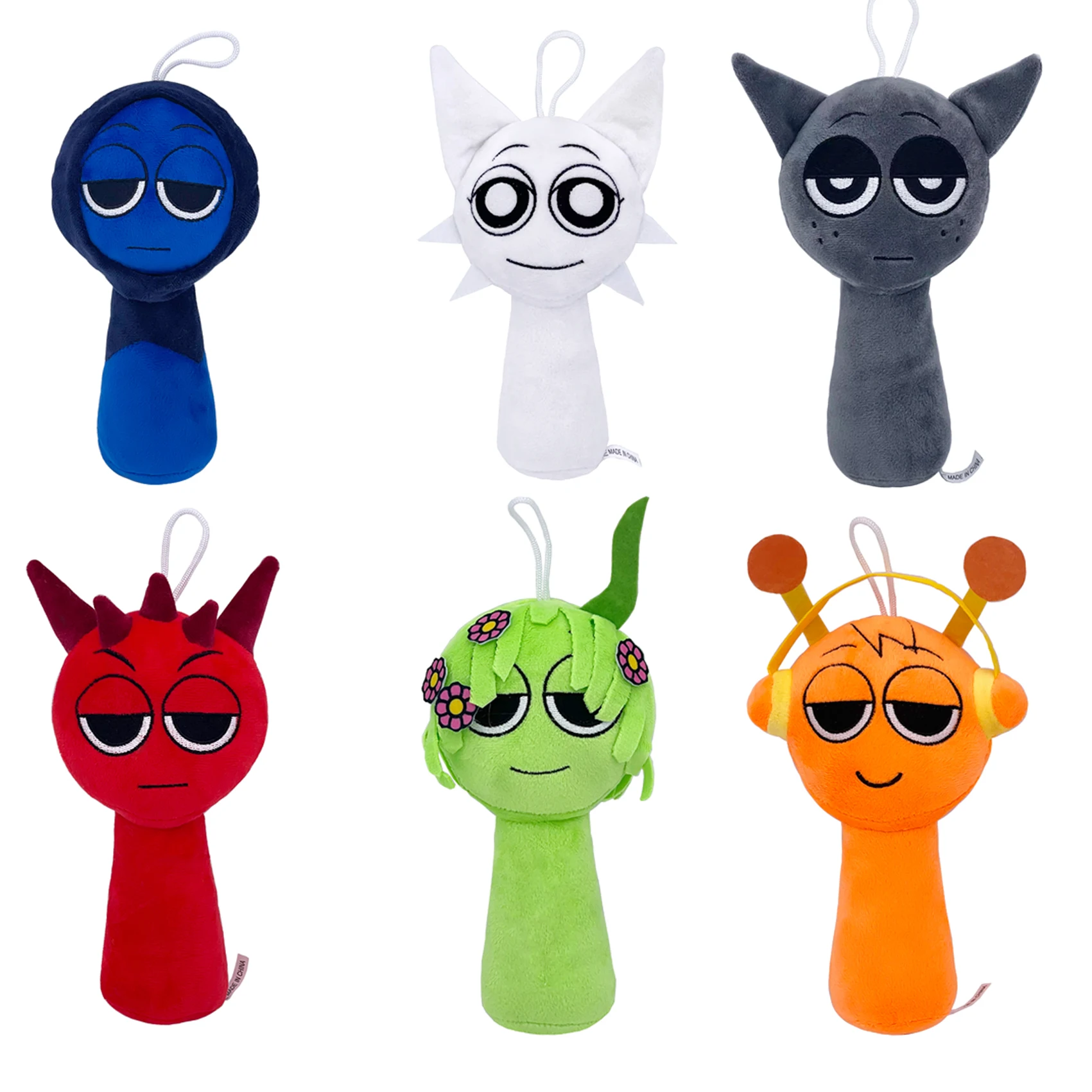Color: NAVY - Sprunki Plush Toys Sprunki Incredibox Plushie Sprunki Soft Game Cartoon Pillow Kids Birthday Gifts Stuffed Dolls Christmas Gift