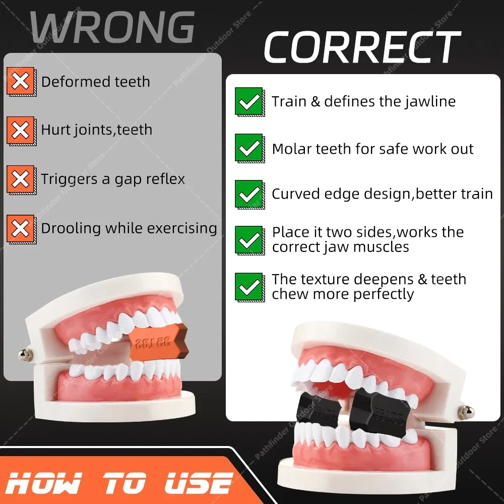 Color: Black - JawLine Exerciser Ball Facial Jaw Muscle Toner Trainin Jawline Gum Exercises Face Chin Cheek Lifting double chin eliminator