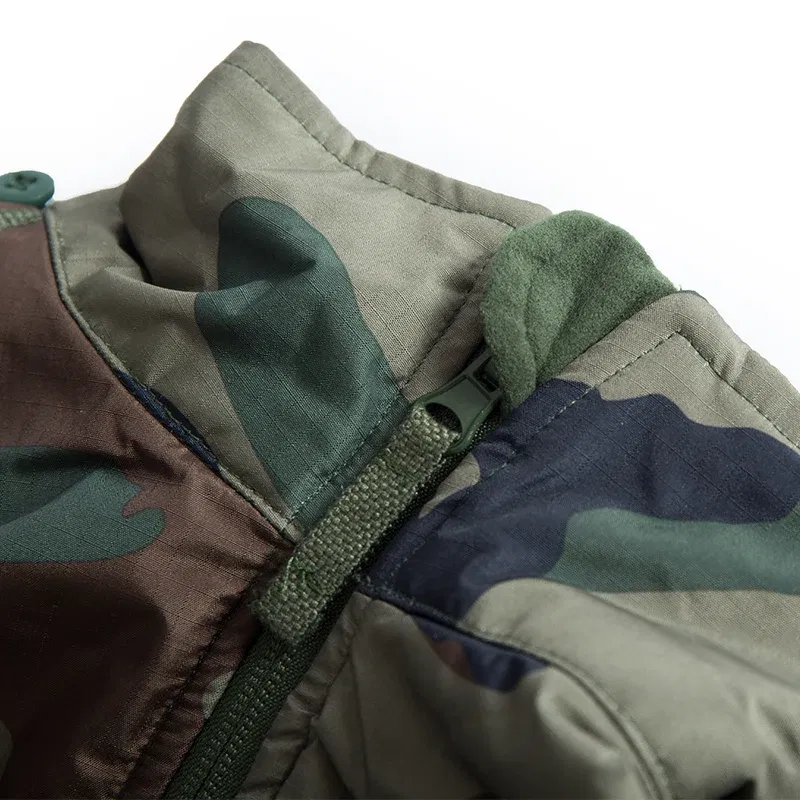 Color: SKY BLUE, Size: L - Mege Men's Tactical Jacket Coat Fleece Parka Outdoor Outwear Lightweight Gear