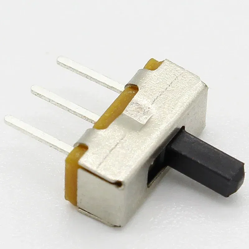 Color: black, Size: 4XL - 10PCS Slide Switch Micro-power Toggle Switch Single and Double-row Direct-inserted Horizontal Sliding Second Gear Third Gear