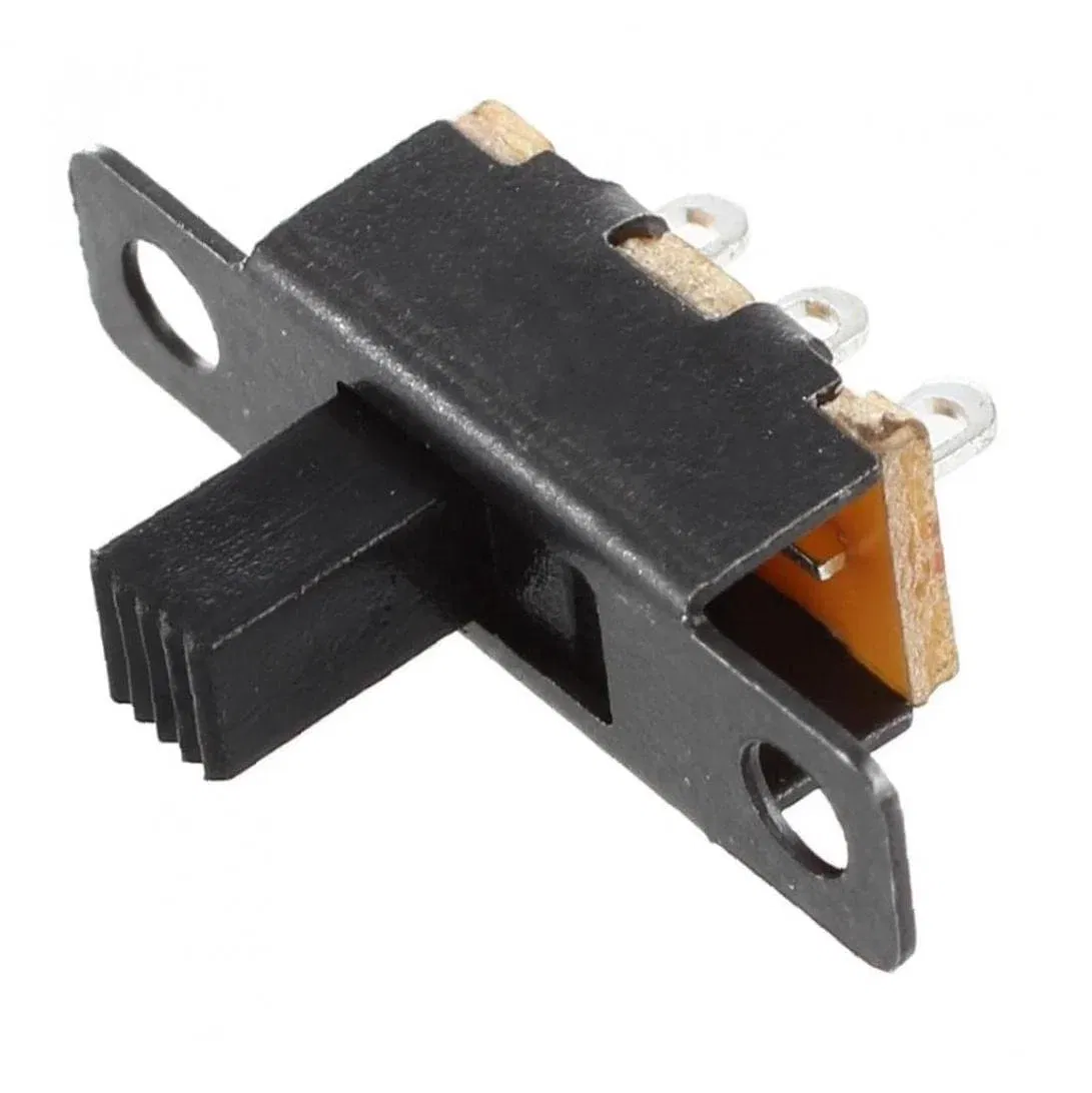 Color: black, Size: 4XL - 10PCS Slide Switch Micro-power Toggle Switch Single and Double-row Direct-inserted Horizontal Sliding Second Gear Third Gear