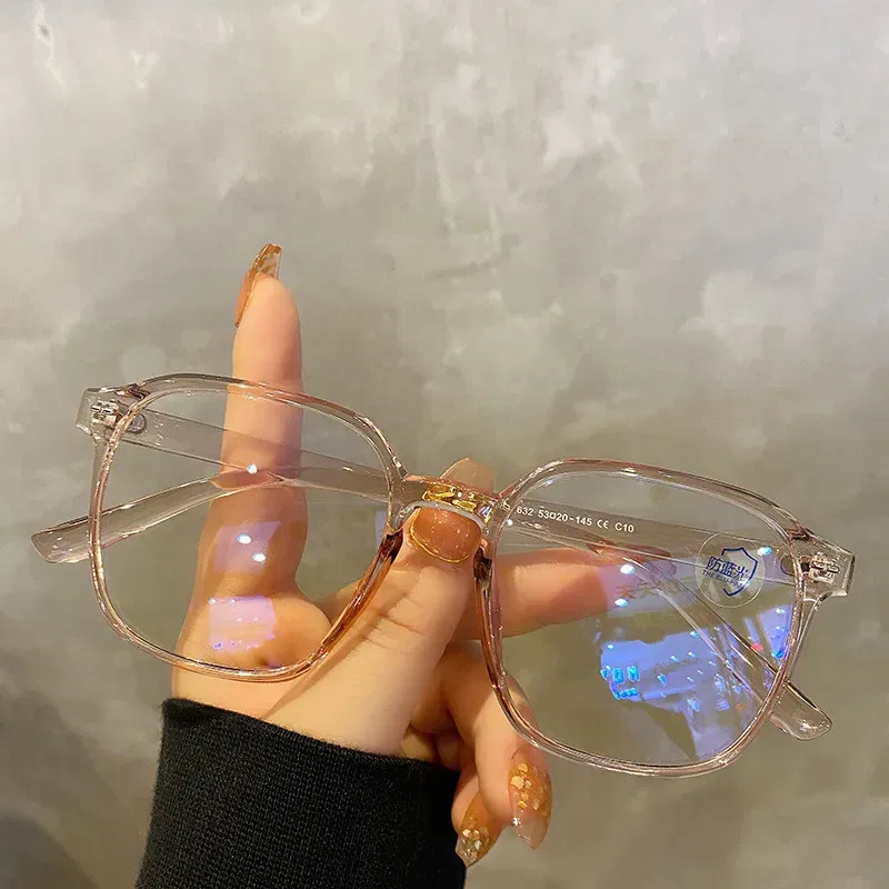 Frame Color: MULTI, Ships From: CN - Square polygon Frame Plain glasses blue membrane Glasses all can match Men Women Fashion glasses lenses Blocking Glasses Eyewear