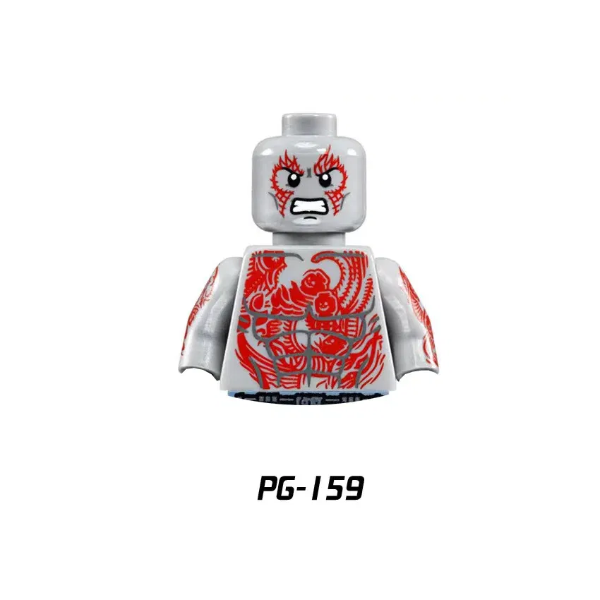 Color: Silver - Marvel Blocks Brick Hero Batman Joker Superman Catwoman Mini Figure Building blocks Hot Toy Children's party gift