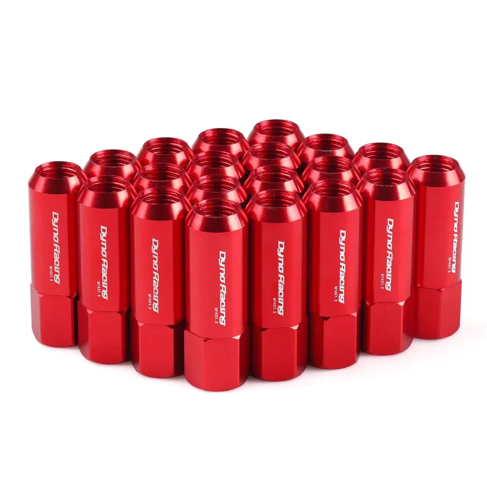 Color Name: Blue, Specifications: M14x1.5 - Lodenqc 20PCS M14*1.5 60mm New Wheel Nuts Racing Lug Wheel Nuts Screw / Aluminum Lug nut M14X1.5 LC101006