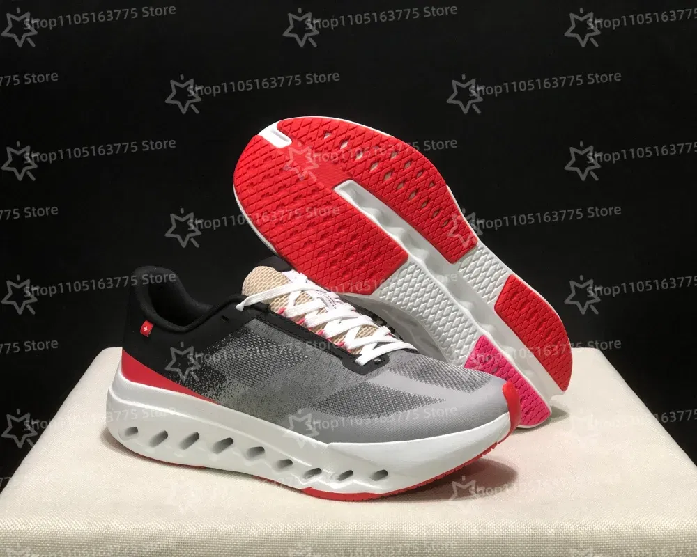 Color: Orange, Shoe Size: 37 - Hot 2025 NEW Women Men Cloudsurfer-Next Running Shoes Breathable Anti Slip Cushioning Road Run Sport Lifestyle Outdoor Sneakers