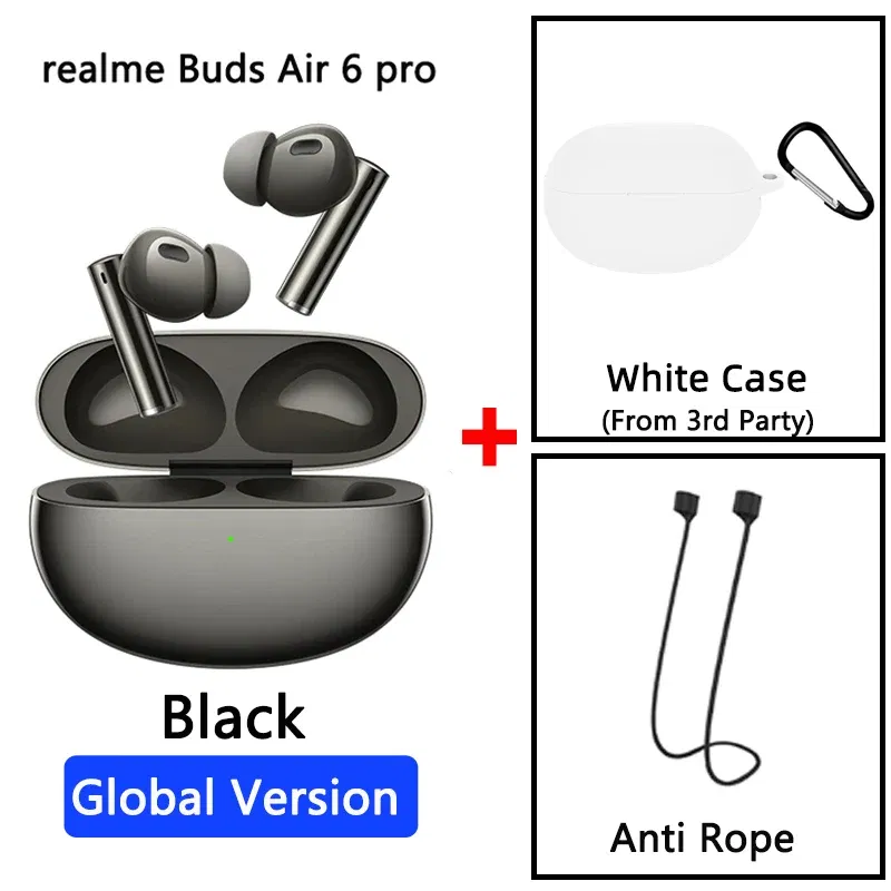 Color: Gold, Ships From: CHINA - New! Global Version Buds Air 6 Pro True Wireless Earphone 50dB Deep Sea Noise Reduction 2.0 Bluetooth 5.3 IP55 Headphone