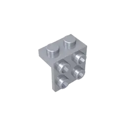 Color: light green - MOC PARTS GDS-641 ANGLE PLATE 1X2 / 2X2 compatible with lego 44728 21712 92411 children's toys Assembles Building Blocks
