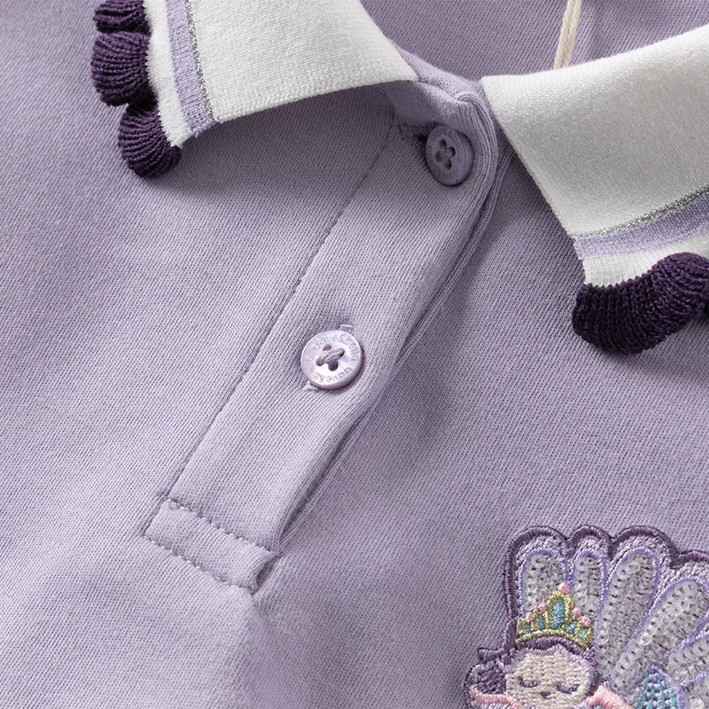 Dave Bella Children's Mesh Princess Dress Spring Sweet Cute Fashion Casual Long Sleeve Girls Baby Dress Party Charm DK1250523