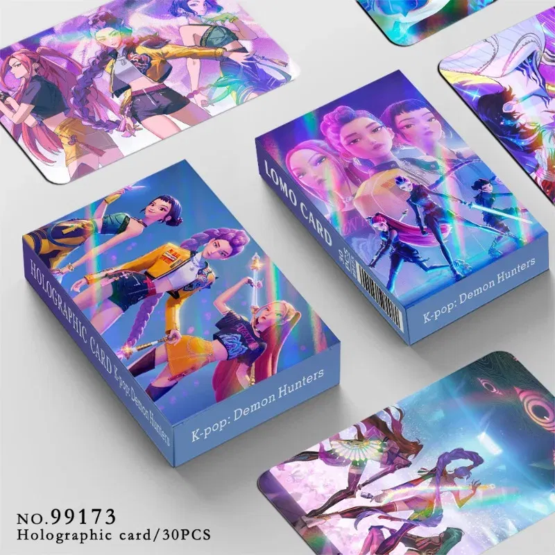 Color: Brown - Kpop Demon Hunters Cards Anime Cartoon Saja Boys Toys Kids Party Cosplay Game Card Collection Photos Perimeter Children Gifts