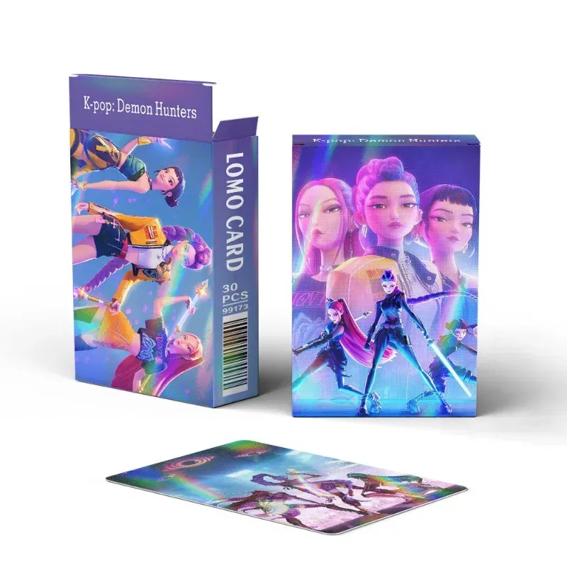 Color: Brown - Kpop Demon Hunters Cards Anime Cartoon Saja Boys Toys Kids Party Cosplay Game Card Collection Photos Perimeter Children Gifts