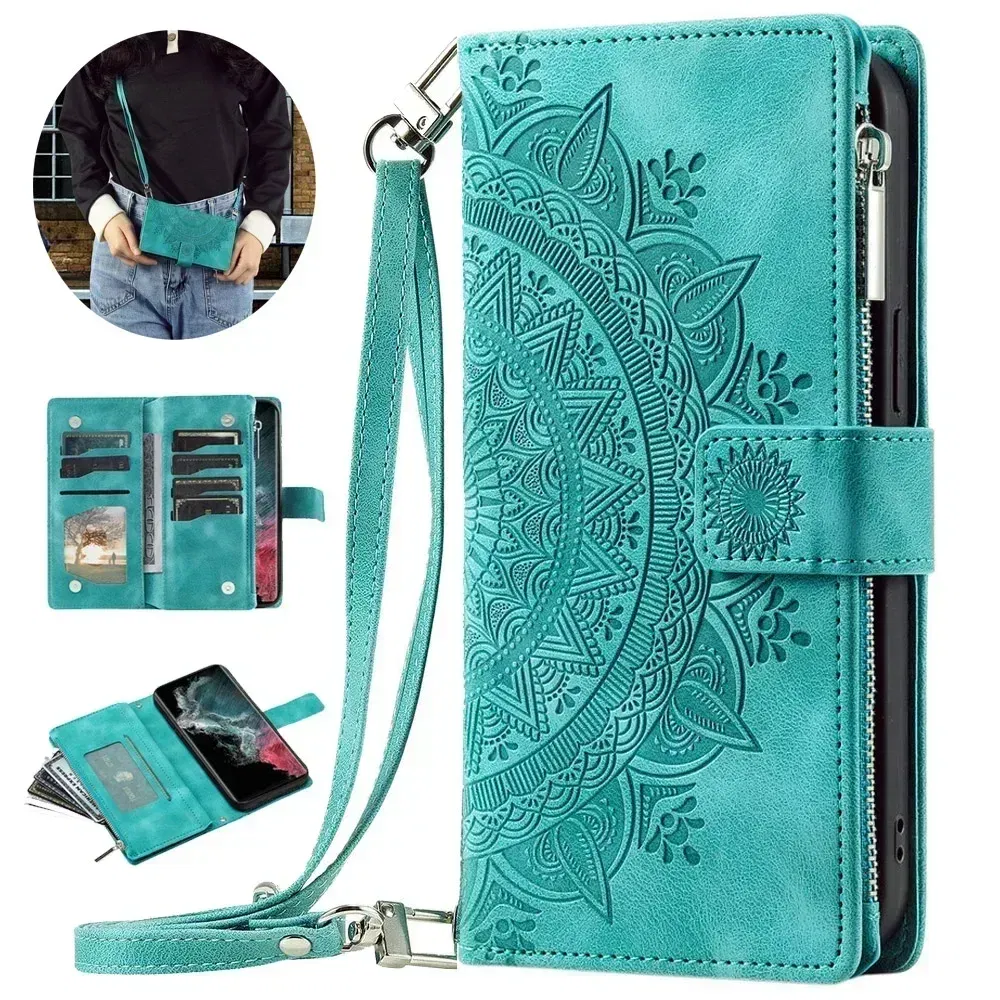 Material: PC + TPU, Color: MAROON - 13T 12T 11T Leather Case For Redmi Note 12 Pro Plus 5G Flip Case Crossbody Zip Book Funda Xiaomi Redmi Note 13 Pro 11 12s 13c 4G