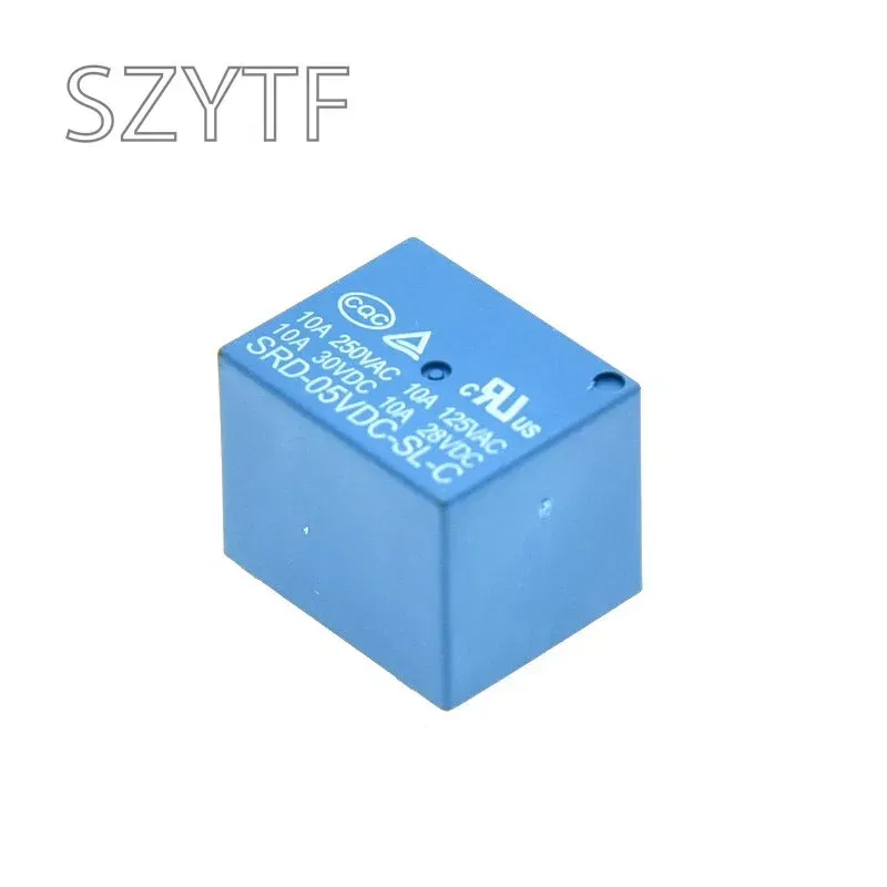 Color: Red - 5PCS? Relay SRD-05VDC-SL-C SRD-03 05 06 09 12 24 12VDC-SL-C 5PINS 3V 5V 9V 6V 24V 12V High-quality 10A 250VAC 5 pin
