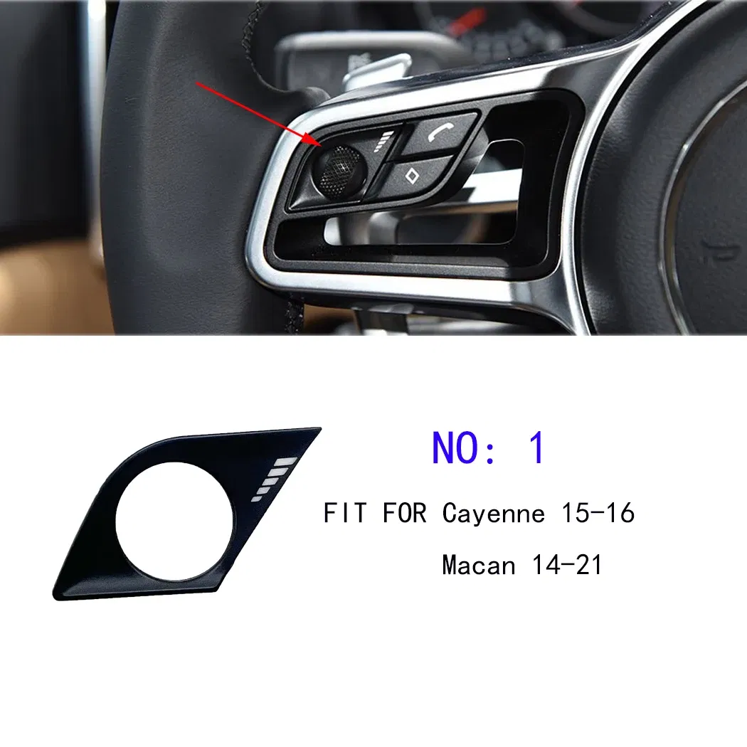 Color: Blue - ESIRSUN Steering Wheel Multi-function Button Volume Adjustment Phone Switch Button For Porsche 2015-16 Cayenne 2014-21 Macan