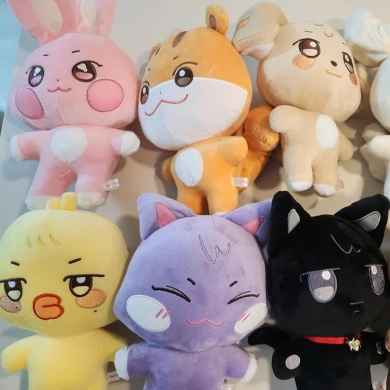 Color: pink, Height: 0-10cm - Kpop Aniteez Kawaii Stuffed Animals Plushies Toy Room Decor Hongjoong Seonghwa Yunho Yeosang San Ming Wooyoung Jongho Plu
