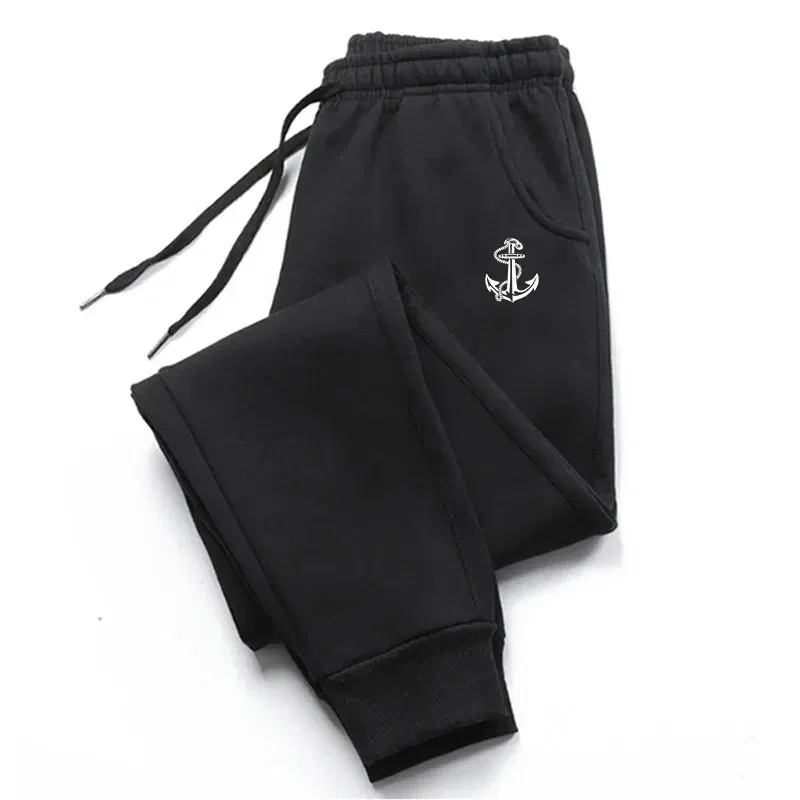 Color: WHITE, Size: XL - Autumn And Winter Men Pants New In Men's Clothing Casual Trousers Sport Jogging Tracksuits Sweatpants Harajuku Streetwear Pants