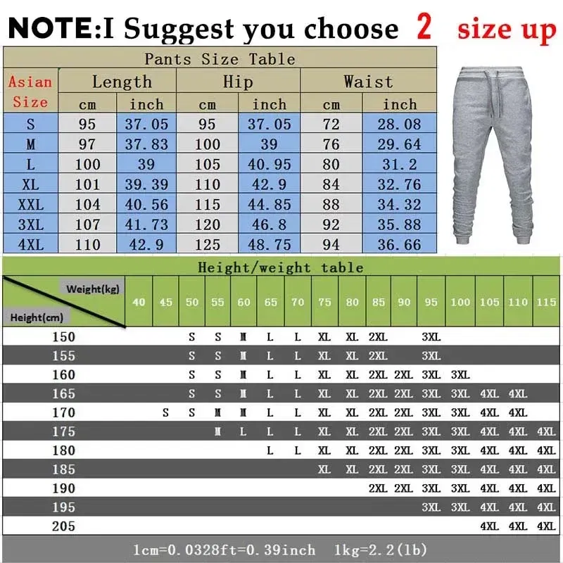 Color: WHITE, Size: XL - Autumn And Winter Men Pants New In Men's Clothing Casual Trousers Sport Jogging Tracksuits Sweatpants Harajuku Streetwear Pants