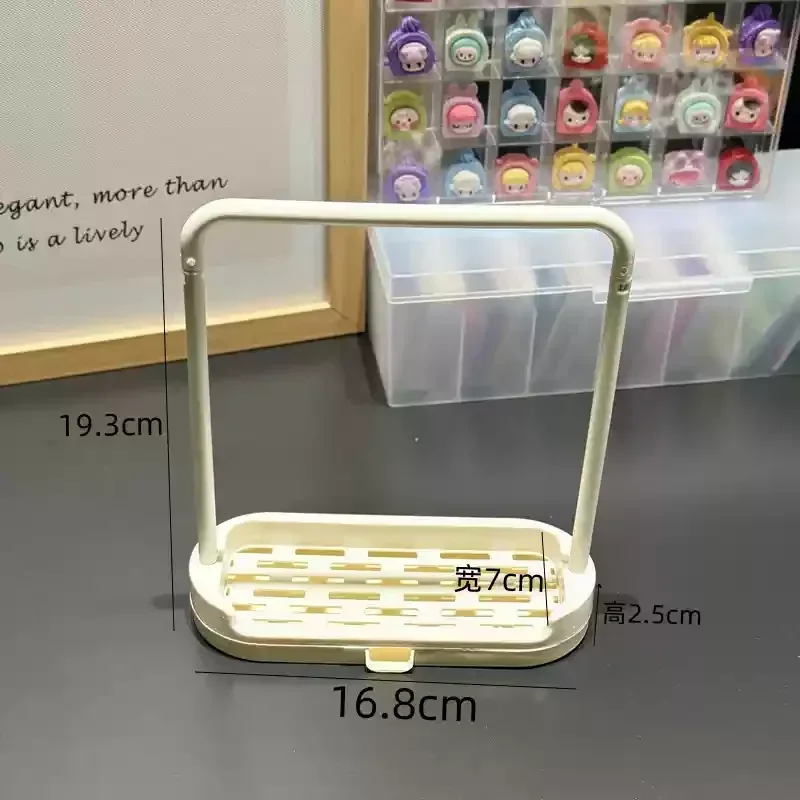 10pcs/Set Mini Clothese Hangers for Labubu&Other 17cm Dolls Labubu ShoeS Rack Doll Accessories