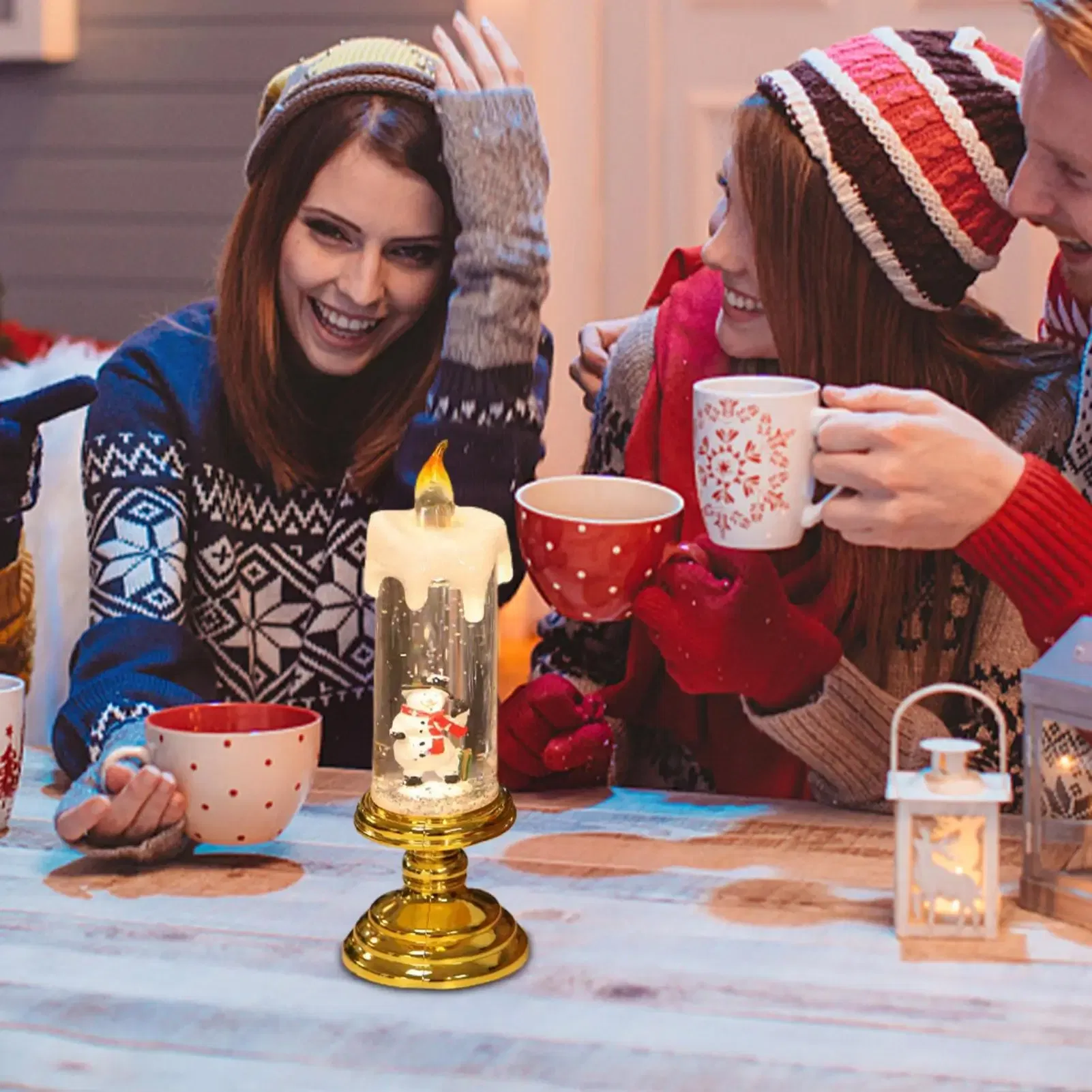 Color: Silver, Ships From: france - Led Christmas Candles Christmas Candles With Pedestal Christmas Party Ornament For Him Her Christmas Gift For Changing