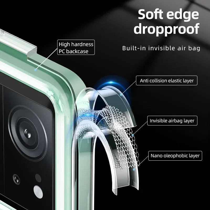Color: Clear, Material: aluminum - Matte & Clear Magnetic Wireless Charging Armor Magsafe Case For Xiaomi 14 13T Mi 13T 14 Mi13T Pro Military Shockproof Back Cover