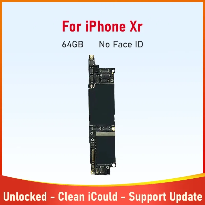Color: Red, Ships From: CHINA - Top Tested Motherboard for iPhone X XR XS Max 64g 128g 256g Unlocked Mainboard With Face ID Cleaned Logic Board