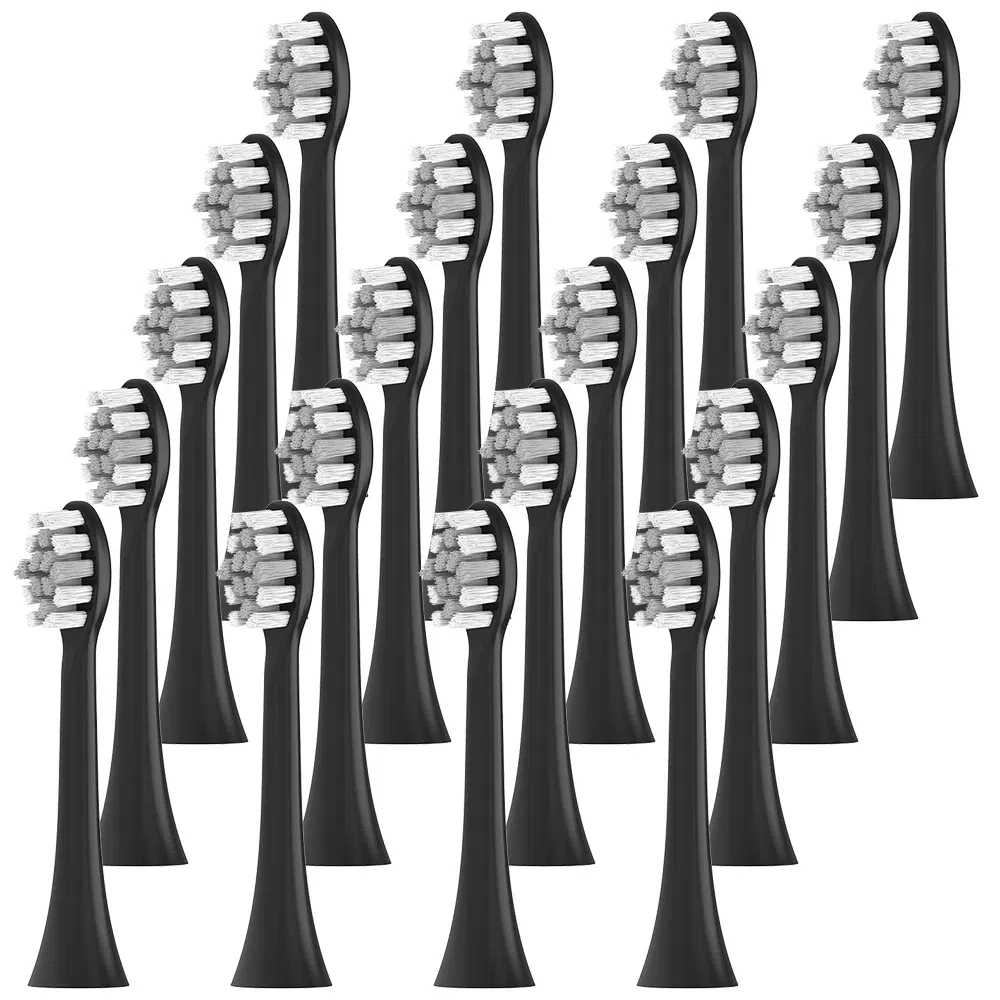 Color: black - Replacement Toothbrush Brush Heads Compatible with Philips Sonicare Professional Electric Toothbrush Pro1100 4100 6100 6500 7500