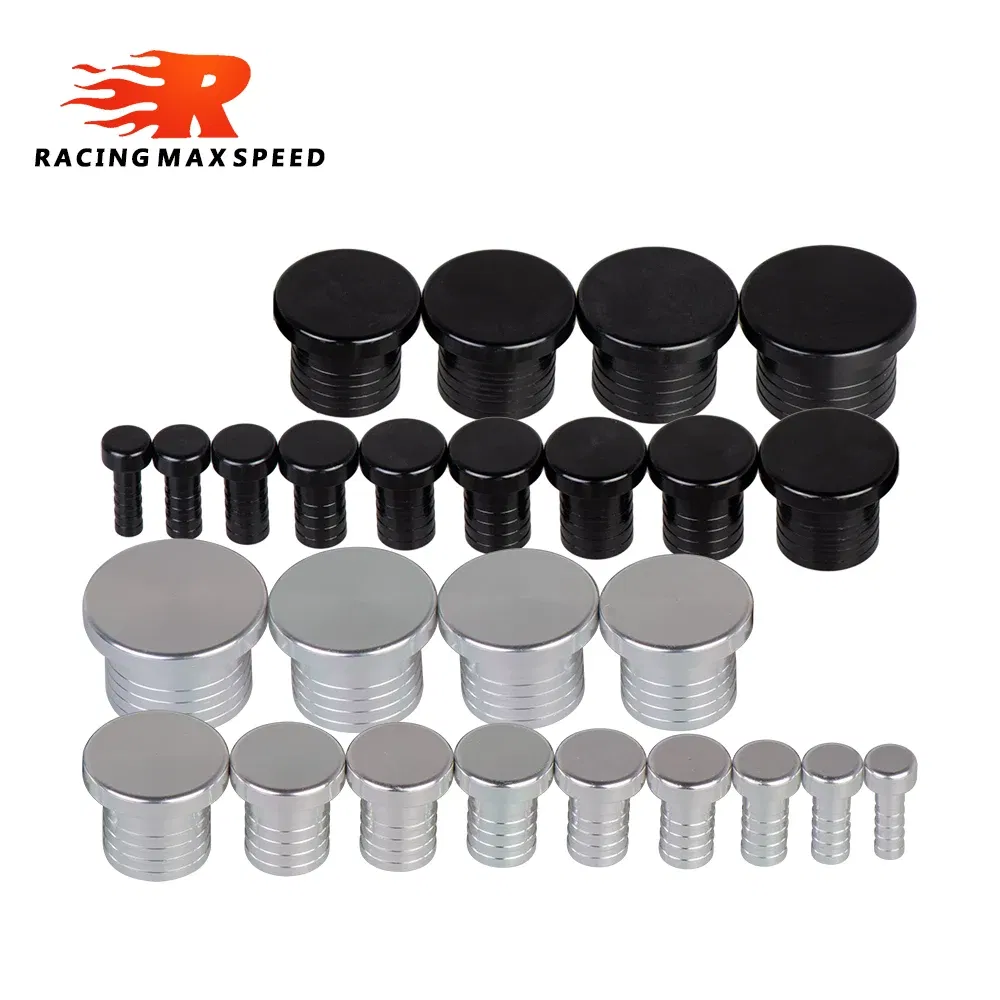 Color: Dark Grey - 8mm-32mm Alloy Aluminium Plug blow off valve Bov Blanking Plug Silicone Hose Blanking Plug 8 10 12 14 16 18 20 22 28 30 32