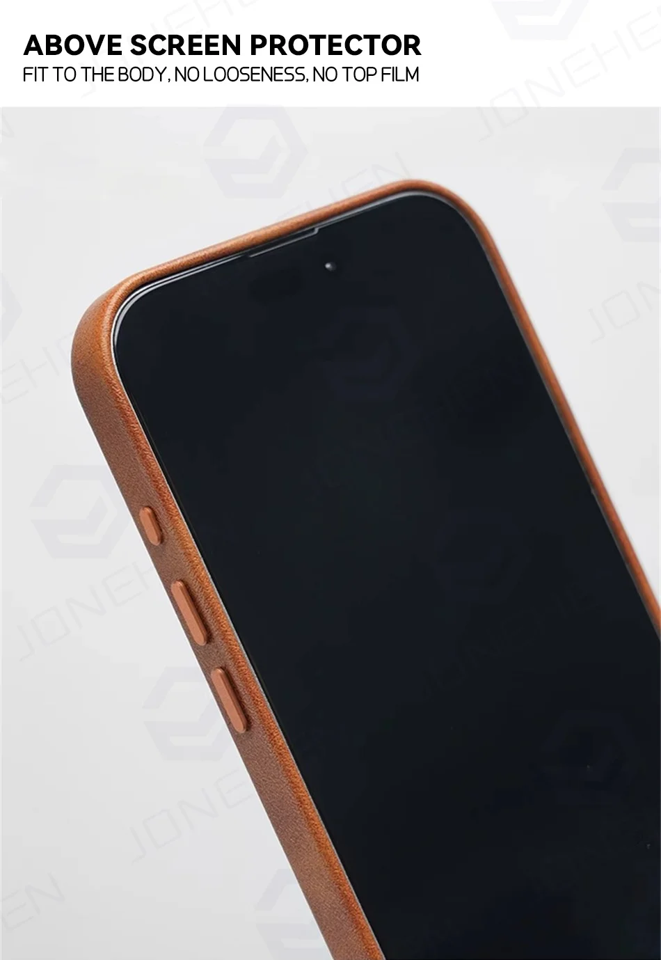Color: GRAY, Material: POLYESTER - High-end Retro Oil Wax Pattern Magnetic For Magsafe Leather Case For iPhone Air 15 14 Plus 13 16 17 Pro Max Camera Button Cover