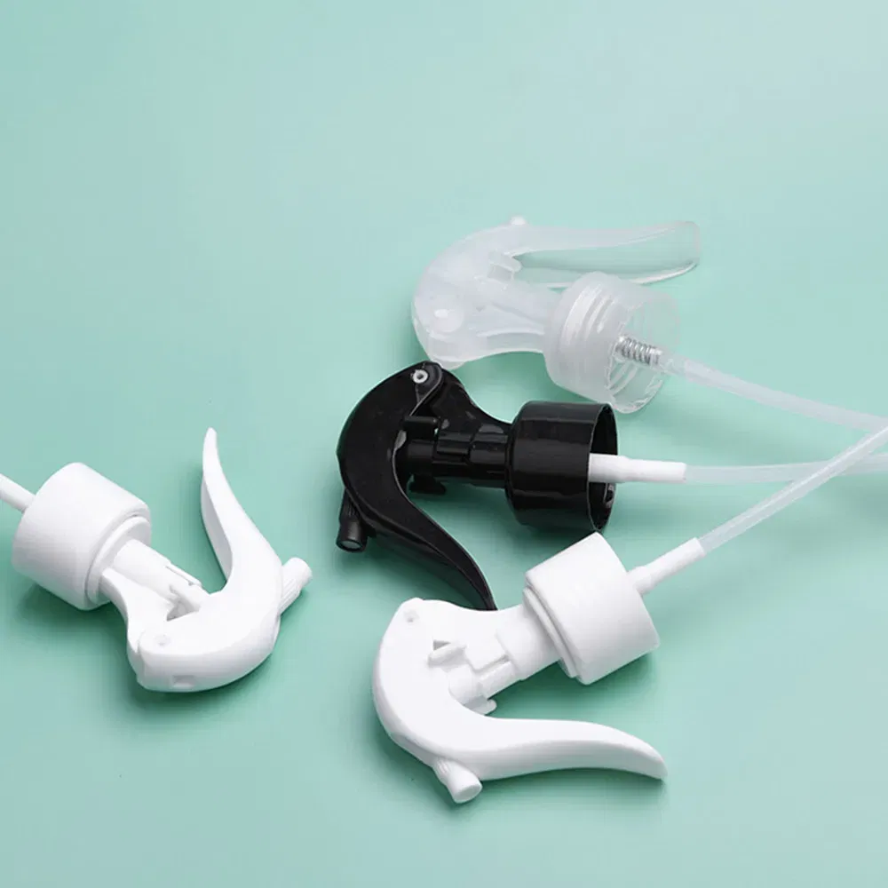 Color: Light Grey, Specifications: 60ml - Plastic 24-410 28-410 mini trigger sprayer with 6.3  inch dip tube with lock button