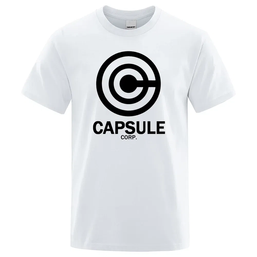 Color: Brown, Size: S - Anime Printed Men T Shirt Casual Summer 100% Cotton Funny Street Clothing Loose Oversized Short Sleeved Breathable Soft T-Shirts
