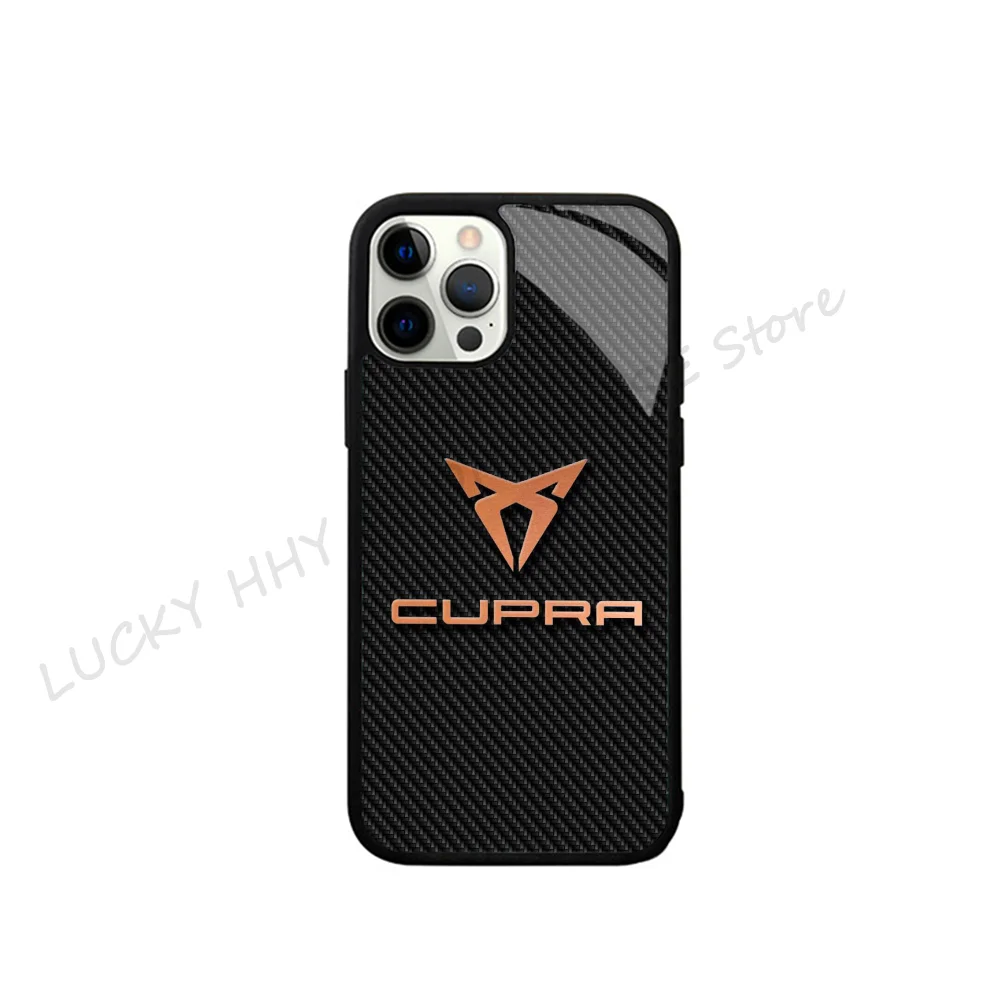 Color: Beige, Material: Denim - Cool Phone Case Phone Case Strong Magnetic Cupra Racing for IPhone 15 14 13 Pro Max 11 12 Mini for Magsafe