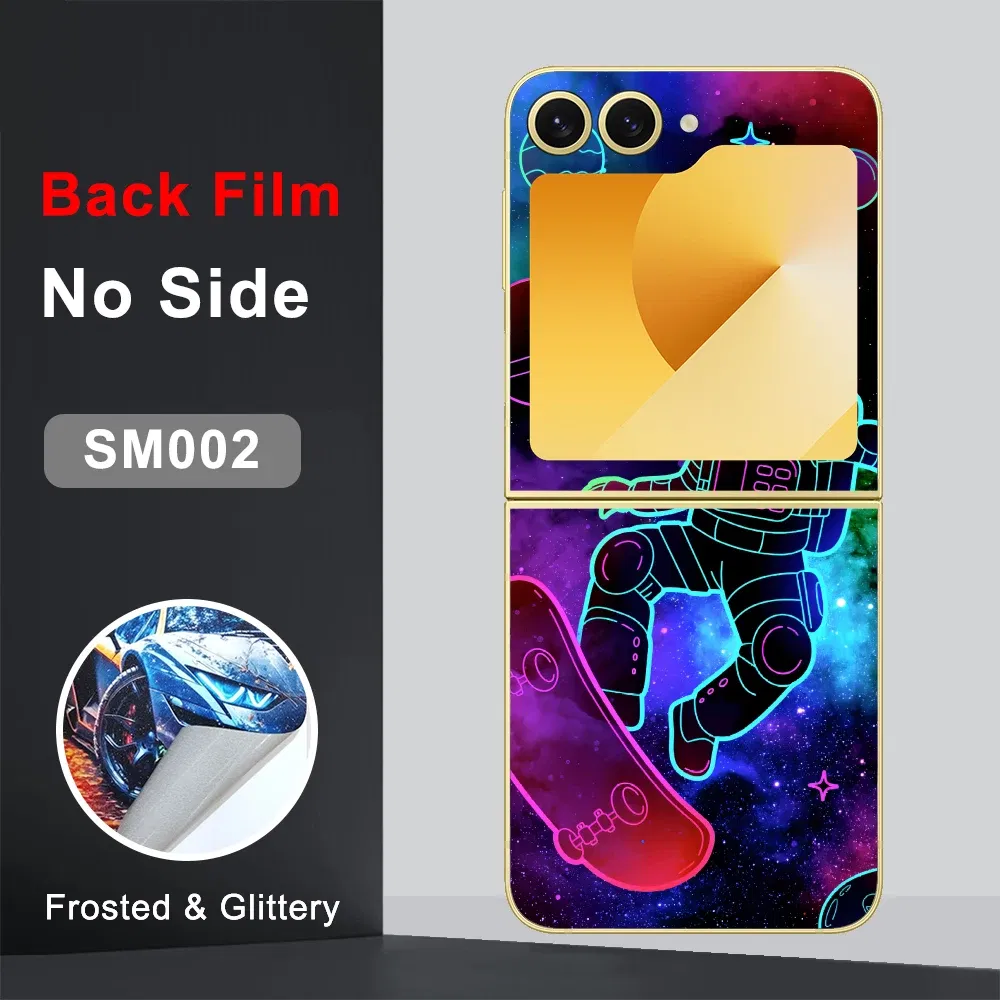 Color: Orange, Bundle: Bundle 21 - CASEKiTTY Skin For Galaxy Z Flip 5 Back Film Samsung Z Flip 6 Sticker Flip 4 3 Protective Decal Wrap Back Cover Screen Protector