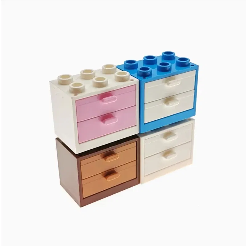 Color: PURPLE, Ships From: CHINA - CUPBOARD 2X3X2,DOOR 3X2,DRAWER Compatible 92410 4532 4533 30125 35245 4536 Self-Locking Bricks Building Blocks Toys Accessories
