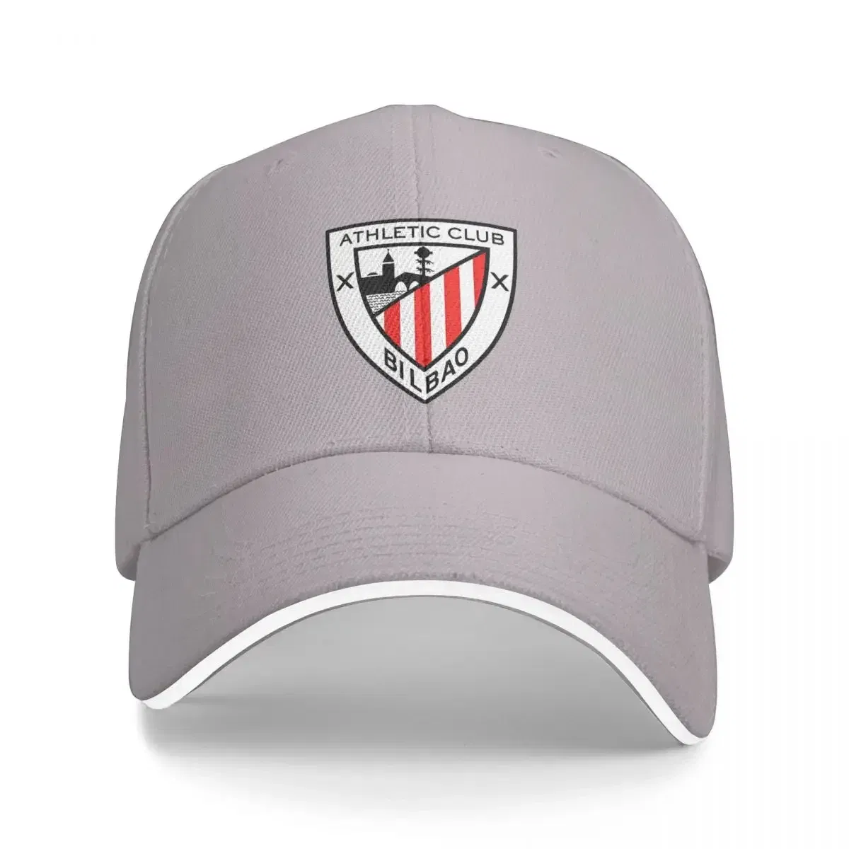 Color: GRAY, Size: XS - Club The Los Leones Athletics Bilbao Baseball Cap Adult Hip-Hop Sun Hats Hat Breathable Polyester Sports Cap Summer Hat