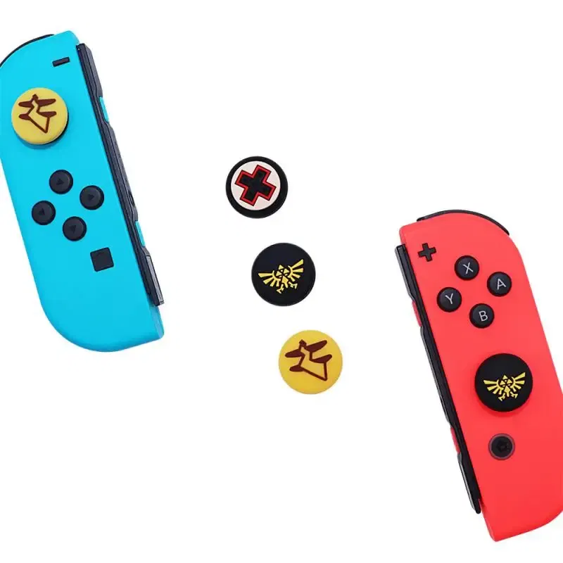 Color: Light Blue, Ships From: CHINA - for Nintendo Switch Joycon Thumbstick Caps Silicone Rocker Case Joystick Cover Protective Cover Joy Con Grip Cap for Switch OLED