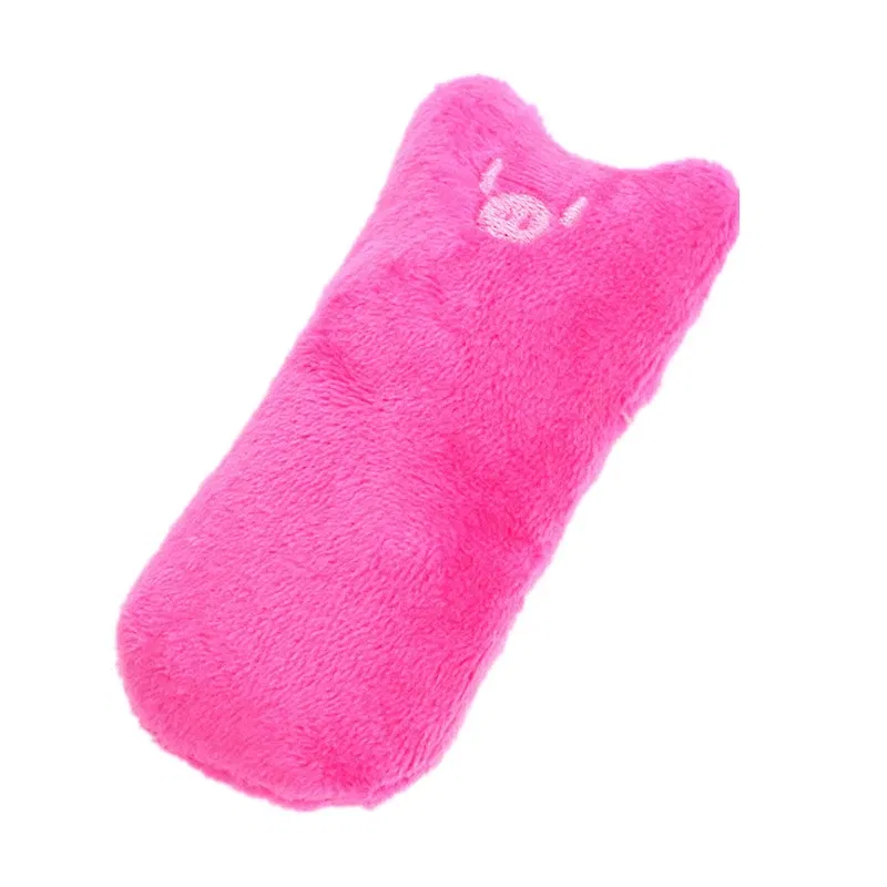 Color: green, Ships From: CHINA - 2022 Catnip Toys Funny Interactive Plush Teeth Grinding Cat Toy Kitten Chewing Toy Claws Thumb Bite Cat Mint Pets Accessories