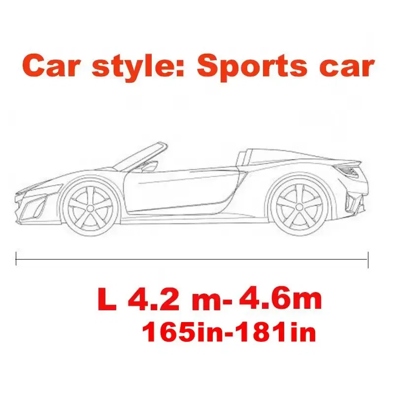 Color Name: black, Size: S - Universal Stretch Car Cover Sunproof Windproof Dustproof Scratch Resistant UV Protection for Sports Car Sedan SUV Beauty Styling