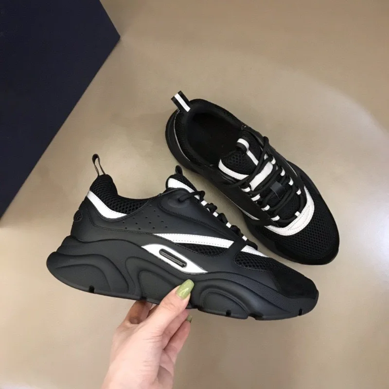 Color: SKY BLUE, Shoe Size: 40 - 2025 new B22 sports and leisure thick soled fashionable retro breathable men's and women's height increasing casual shoes