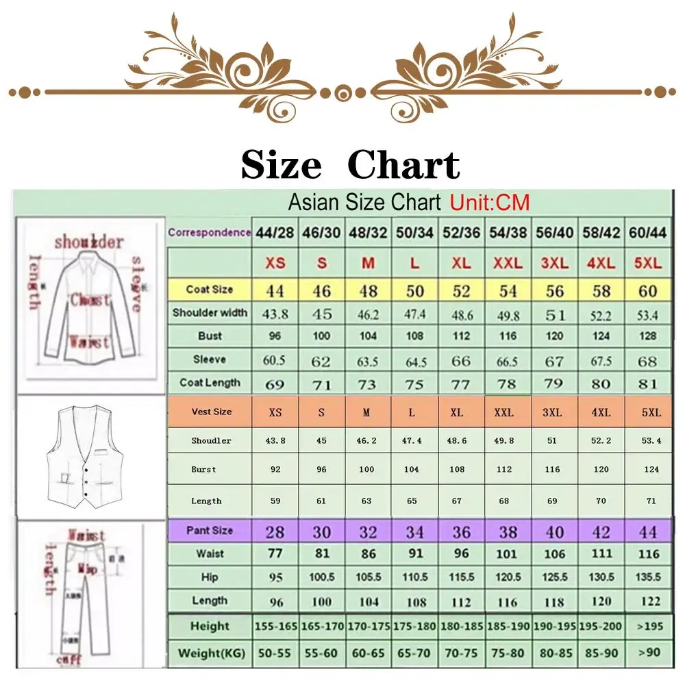 Color: GRAY, Size: S - Wine Red Stripe Wedding Suits For Men Slim Fit Peak Lapel Groom Party Tuxedos 2 Pieces Sets Business Male Blazers Costume Homme