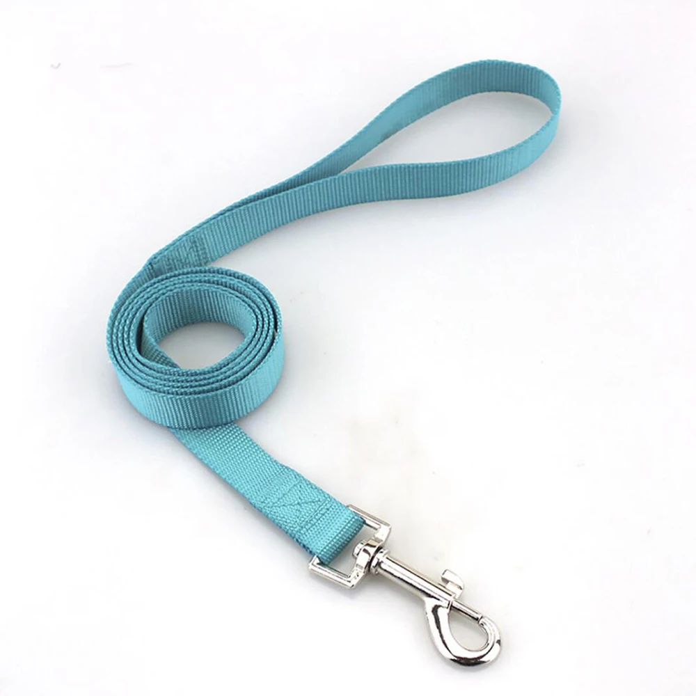 Color: Navy Blue, Size: XS - Strong Durable Dog Training Leash Lightweight Soft Convertible Pet Traction