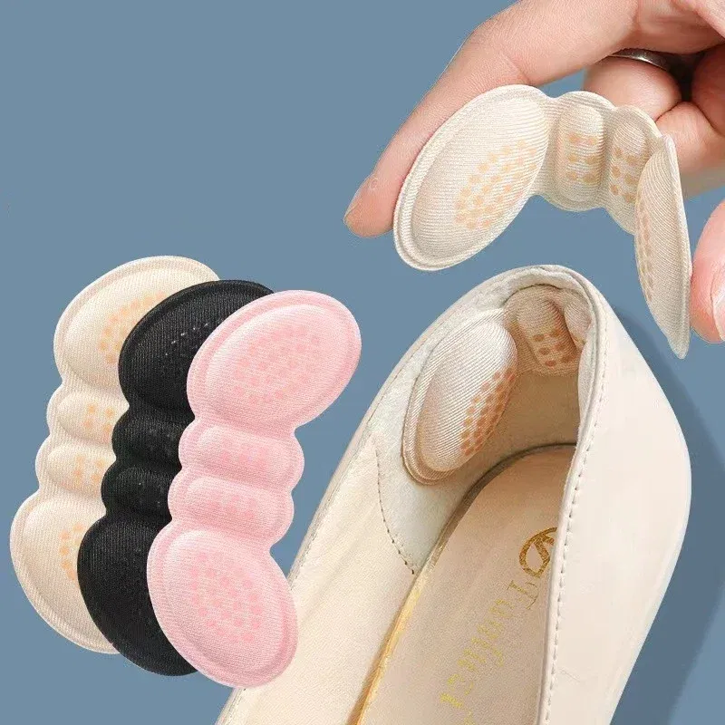 Color: Red, Ships From: CHINA - 2/4/6PCS Women Insoles Shoes High Heel Pad Adjust Size Adhesive Heels Pads Liner Grips Protector Sticker Pain Relief Foot Care