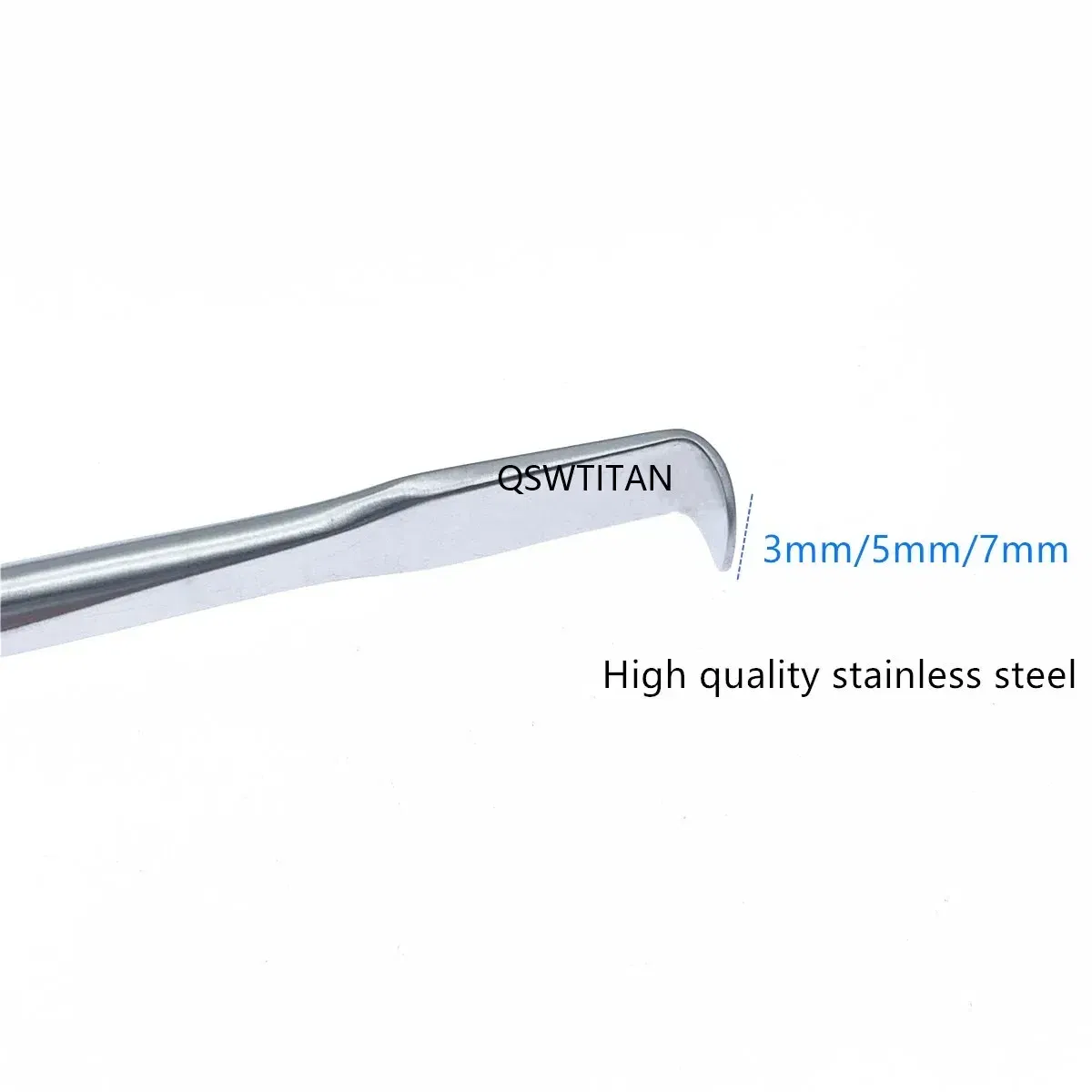 Color: black - Nerve Root Hook Retractor with wooden handle brain Bone Retractor Stainless Steel nerve pull hook