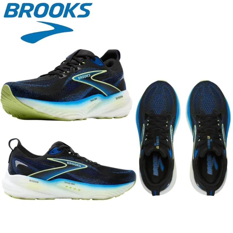 Color: Blue, Shoe Size: 44 - Brooks Women?™s &Men?™s Glycerin 22 Neutral Running Shoe Provides A Perfect Blend of Cushioning and Responsiveness