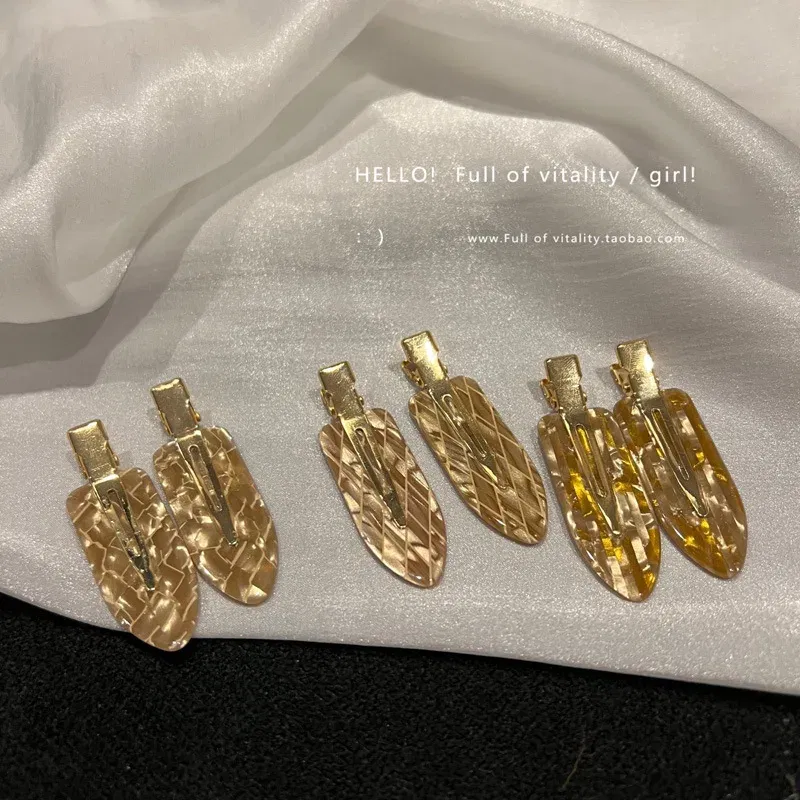 Color: Lavender, Ships From: CHINA - Korea acetic acid seamless hairpin side bangs broken hair one word seamless hairpin makeup clip hair accessories headwear female