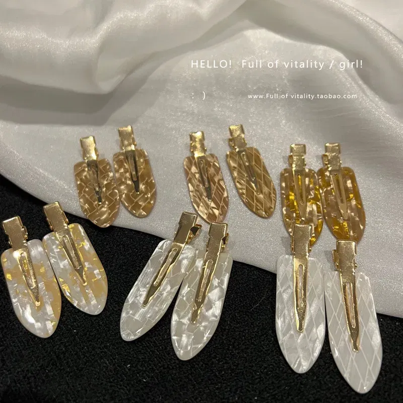 Color: Lavender, Ships From: CHINA - Korea acetic acid seamless hairpin side bangs broken hair one word seamless hairpin makeup clip hair accessories headwear female