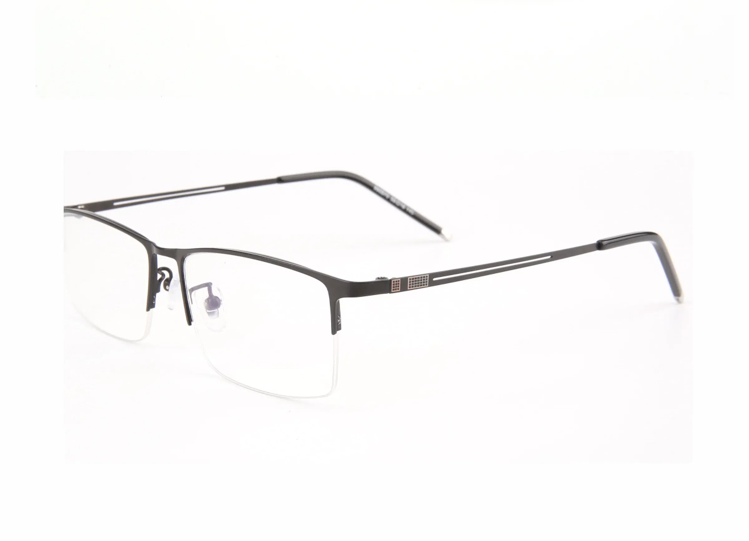 Frame Color: Red, Eye Prescription: +600 - Sun Photochromic Finished Myopia Glasses Women Men Metal Half Frame Chameleon Short-sight Eyewear0 -0.5 -0.75 -1.0  To -6.0