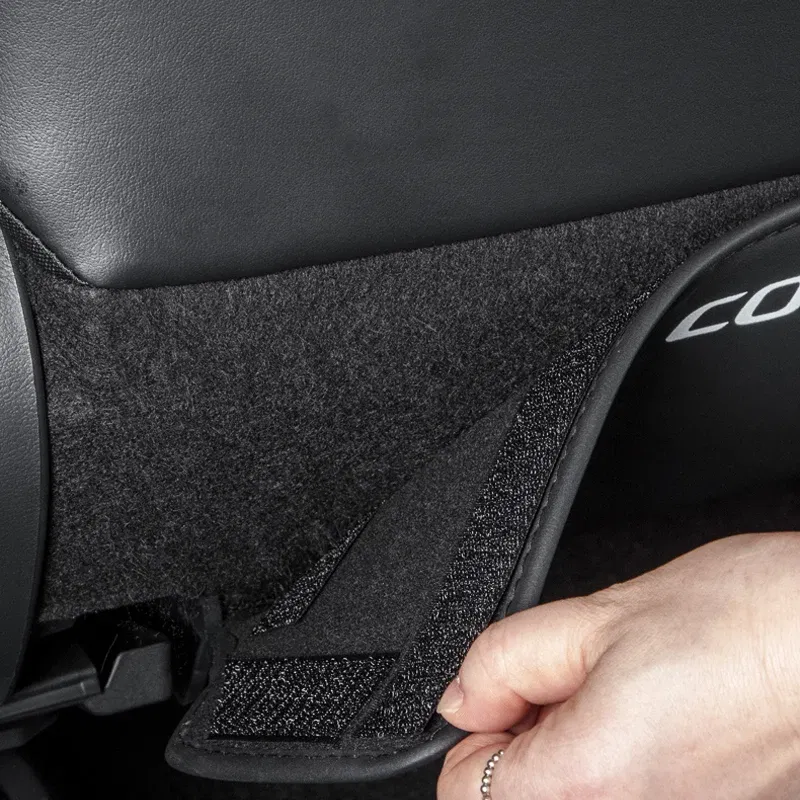 Color Name: black - For Toyota Camry 9th 2024 Car Seat Cover Seat Backs Anti Kick Mat Protector Pad Microfiber Leather Protection Cover