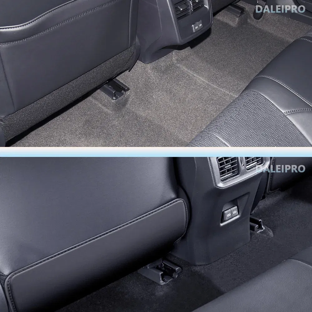 Color Name: black - For Toyota Camry 9th 2024 Car Seat Cover Seat Backs Anti Kick Mat Protector Pad Microfiber Leather Protection Cover