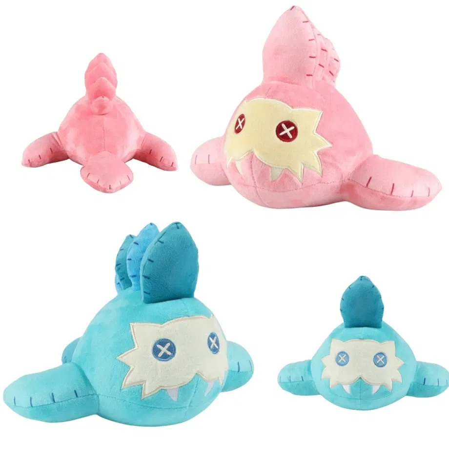 Color: Blue, Height: 11cm-30cm - 29cm Bicolor whale Plush Toy Funny Animals Toy Dolls Boys and Girls Companion Toys Christmas and Holloween Gifts Kids Birthday